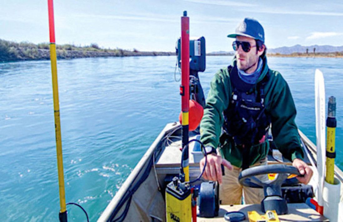 Surveyor on a Colorado River